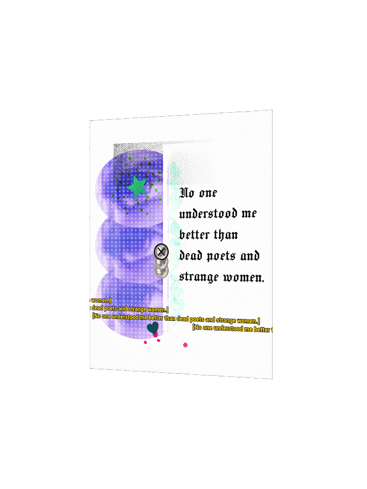 Dead Poets & Strange Women Art Print product image (2)