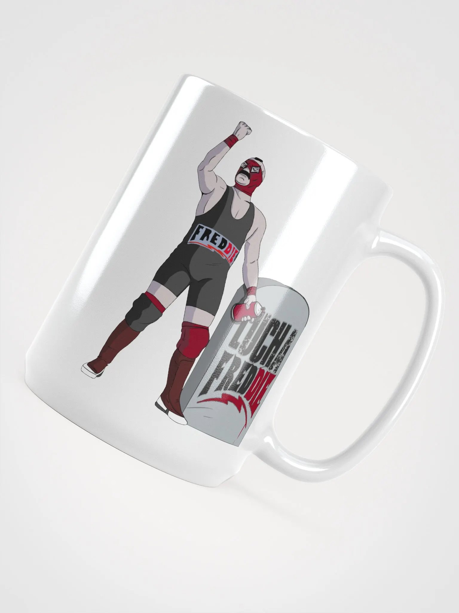 LuchaFredDIE gravestone mug product image (4)