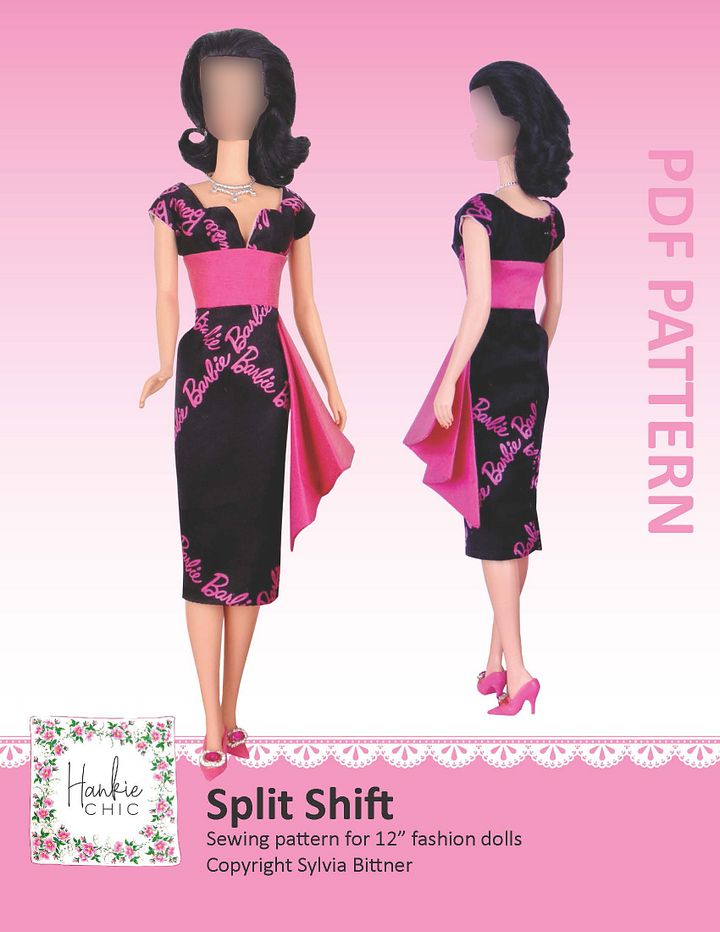 Split Shift sewing pattern for 12
