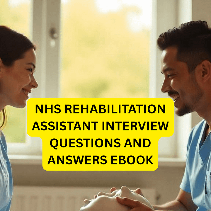 NHS Rehabilitation Assistant Interview Questions and Answers product image (1)