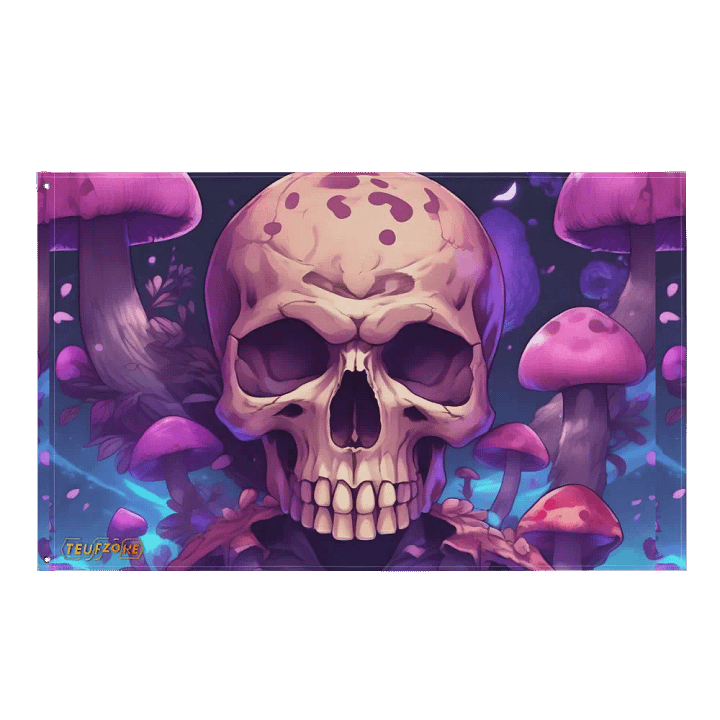 Fantasy Skull Dreams All-Over Flag product image (2)