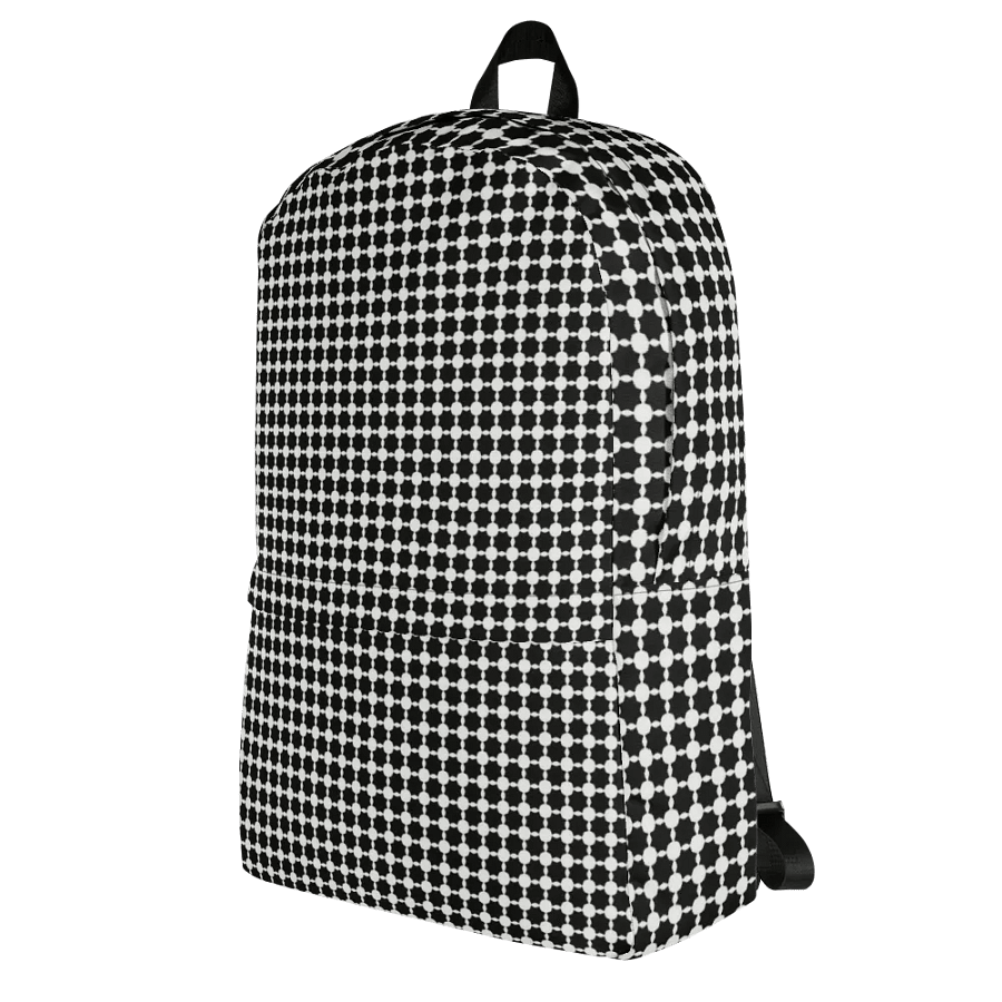 Abstract Black and White Chain Back Pack product image (7)