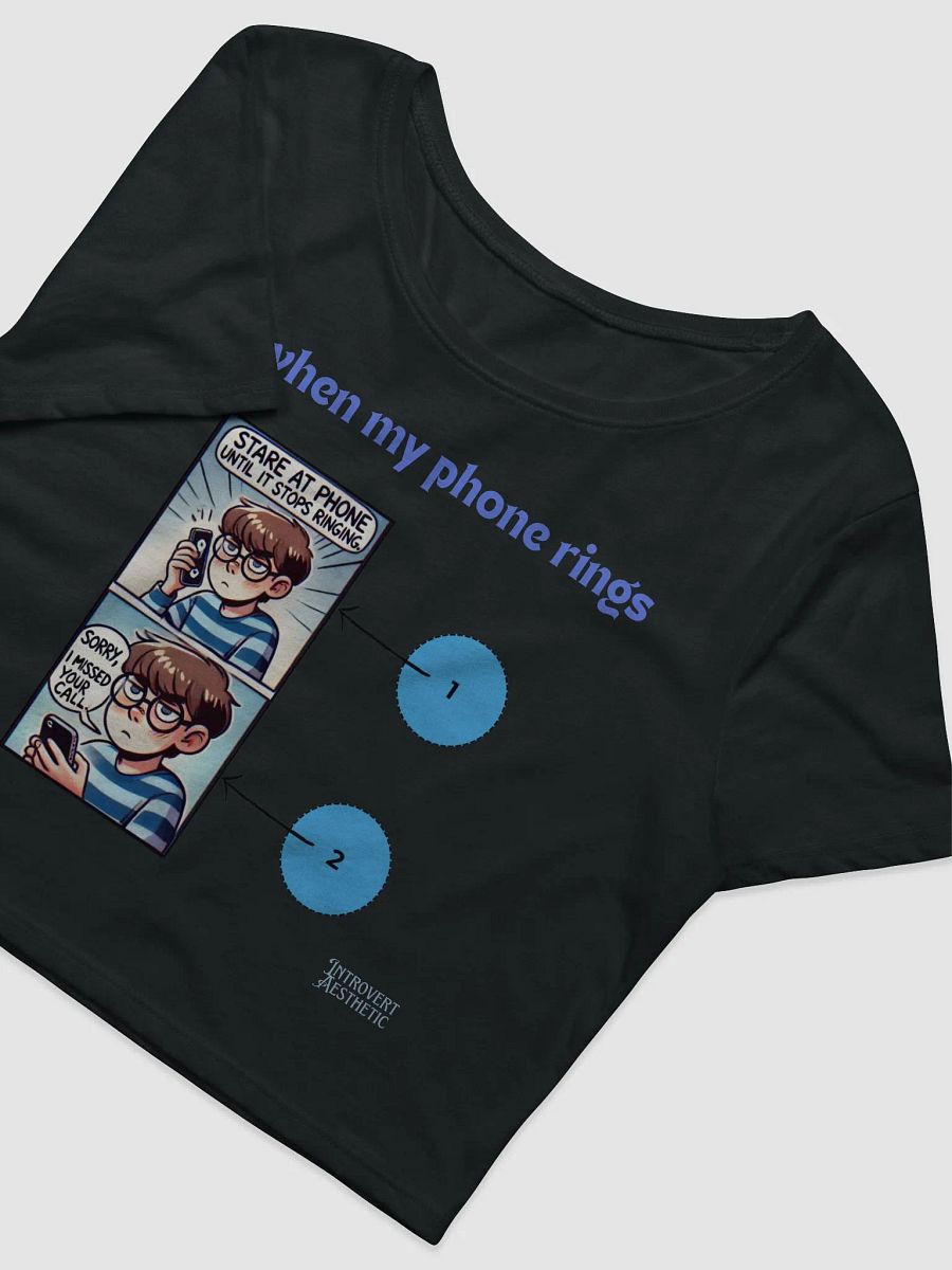 Phone Call Dilemma Crop Tee product image (3)