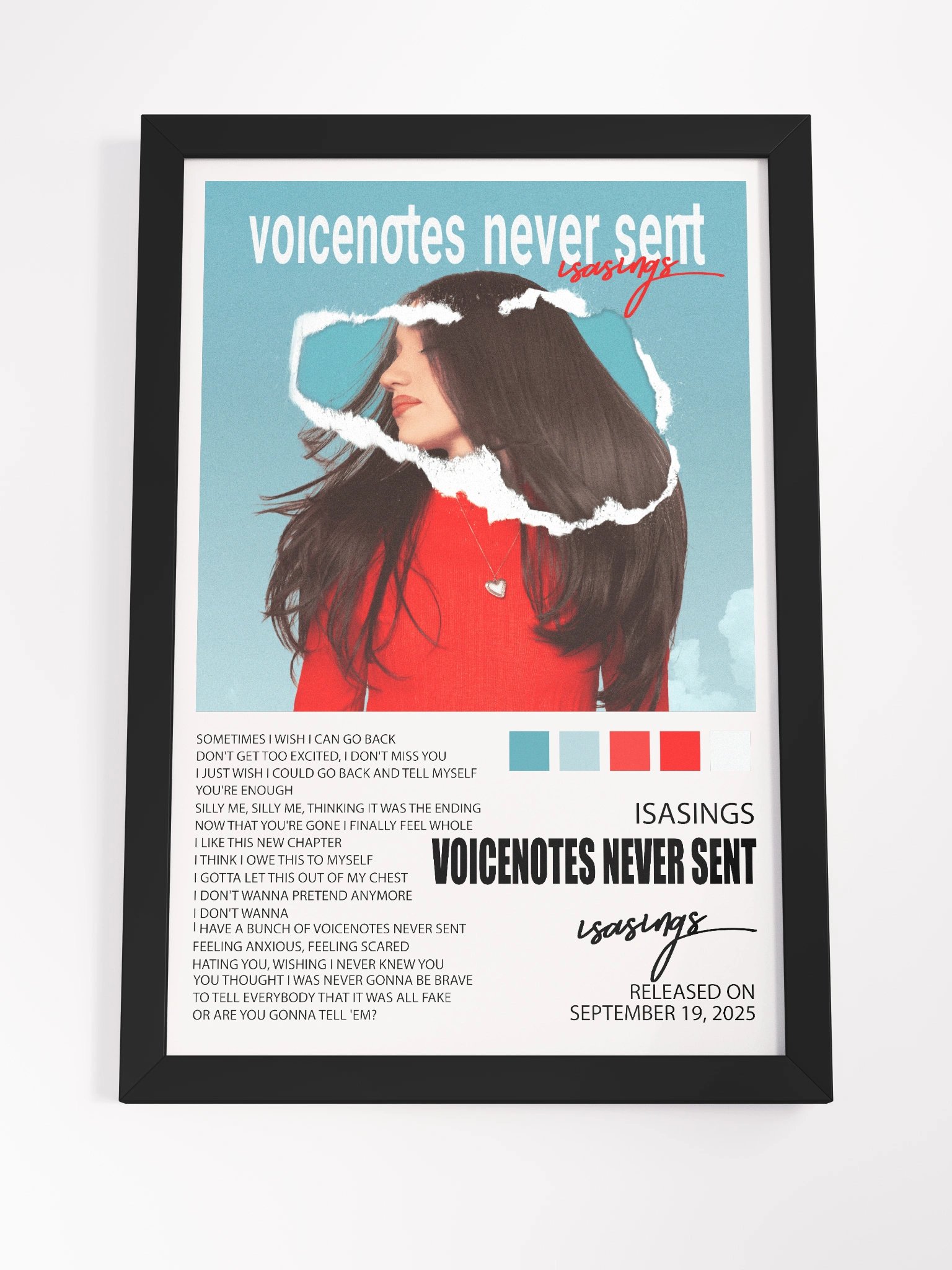 voicenotes framed matte poster product image (4)