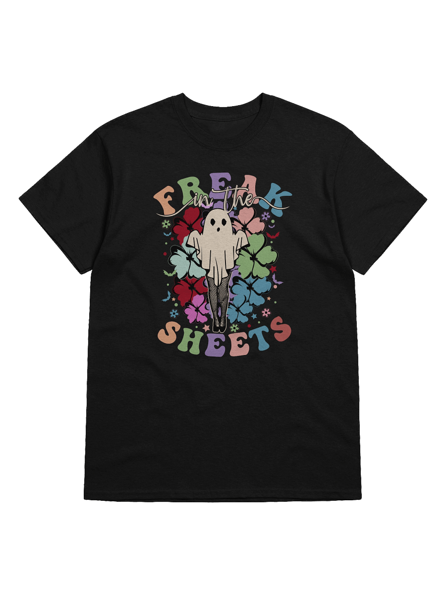 Freak In The Sheets Shirt Funny Adult Ghost Halloween Tee Spooky Season product image (5)