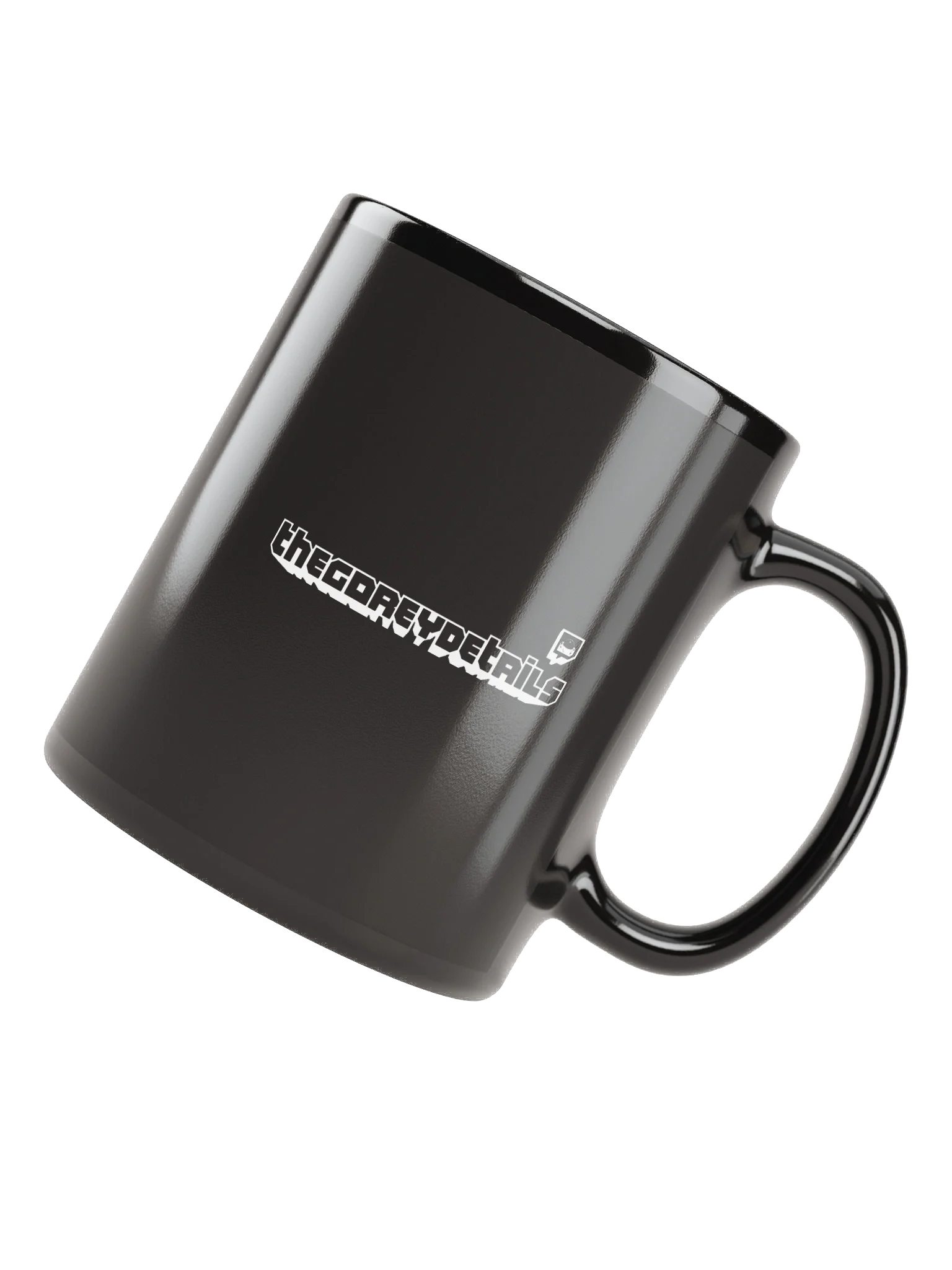 TTV White - Black Glossy Mug product image (8)