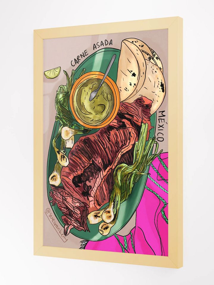 Carne Asada Framed Poster product image (2)