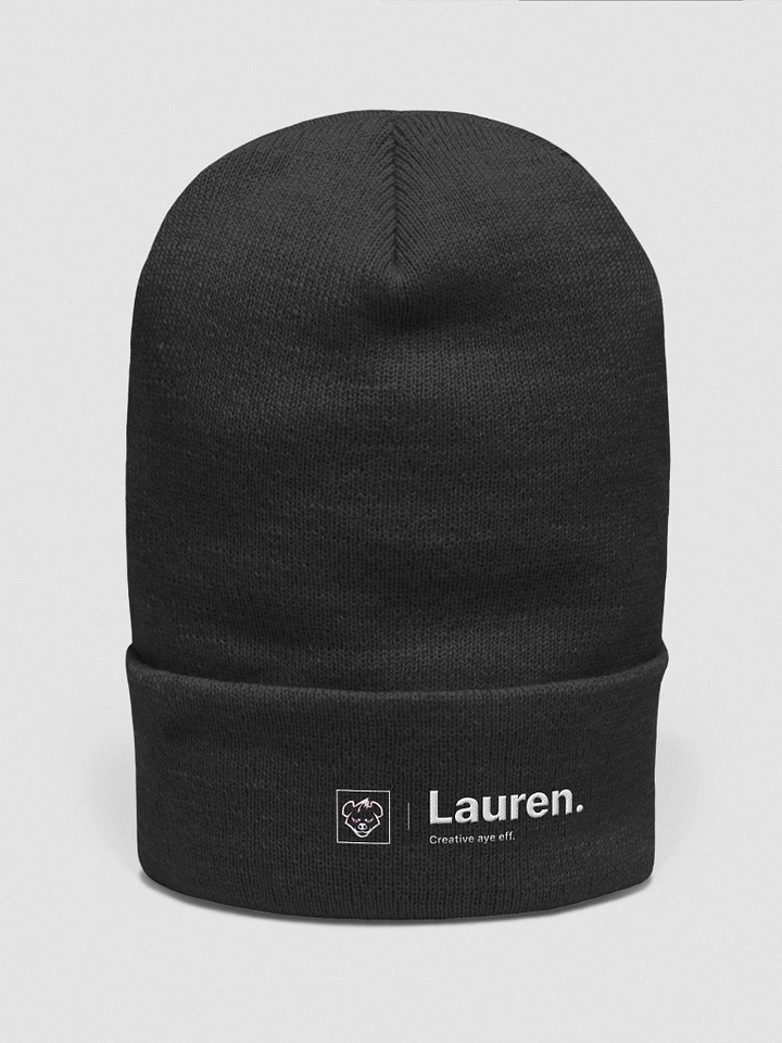 lauren's black beanie product image (1)