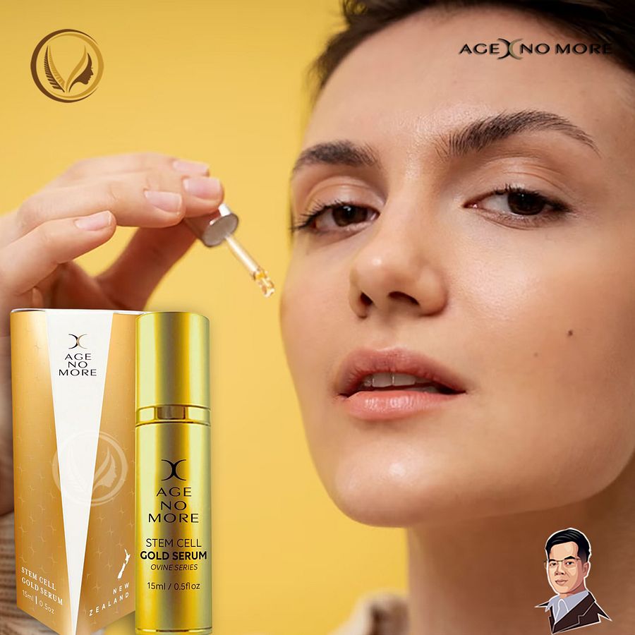 Serum tế bào gốc nhau thai cừu Age No More Stem Cell Gold Serum 15ml product image (4)