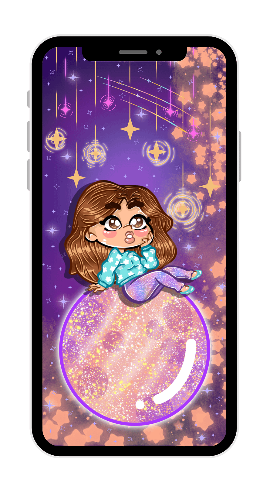 DeeAmazinggg Moon iPhone/Android Wallpaper product image (1)
