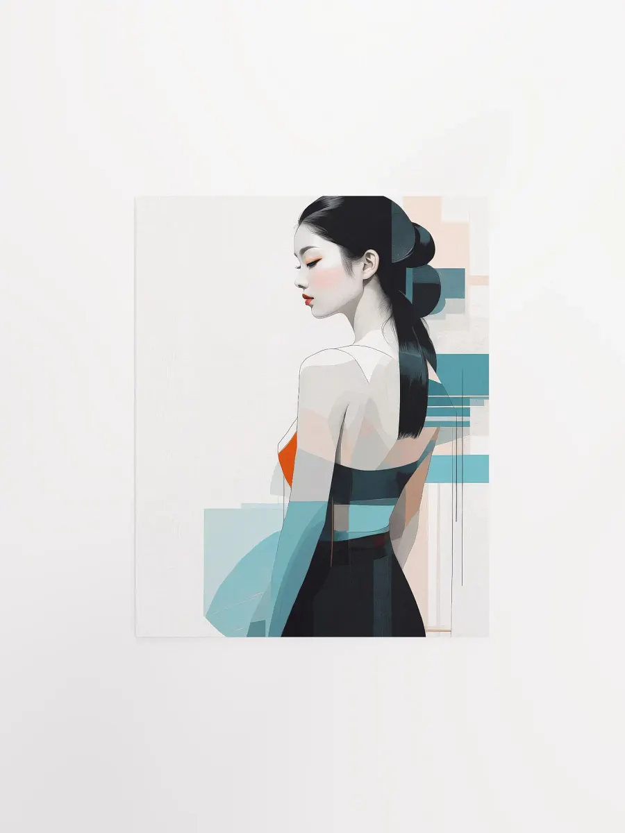 Touch of Blue - Poster - Small and Standard Sizes - 8x10-11x14-12x16-16x20 Inches product image (1)
