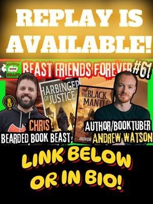 Thank you to the amazing Andrew Watson and the LIVE Beasties for another great BFF!  Andrew is just a stellar human and I had so much fun chatting with him.  Replay is up, go check it out! Link: https://www.youtube.com/live/ExF8F4ifBLk?si=FjOqOQjIkqsjxNAZ #fyp #podcast #booktok #fantasy #interview 