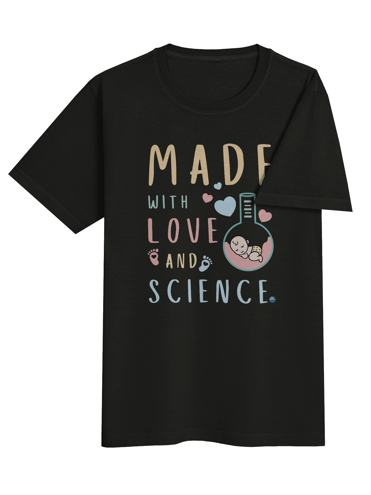Made with love and science baby Oversized Tee product image (4)