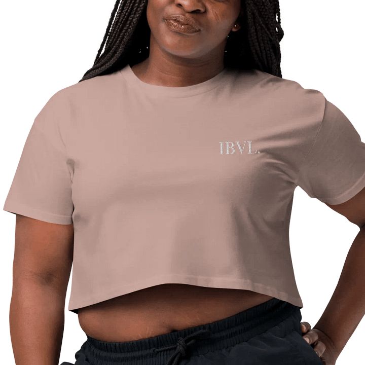 Embroidered Nude IBVL Signature Crop Top product image (2)