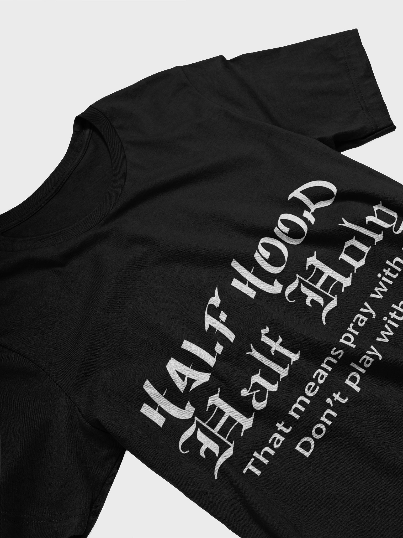 Half Hood Half Holy Printed shirt product image (3)