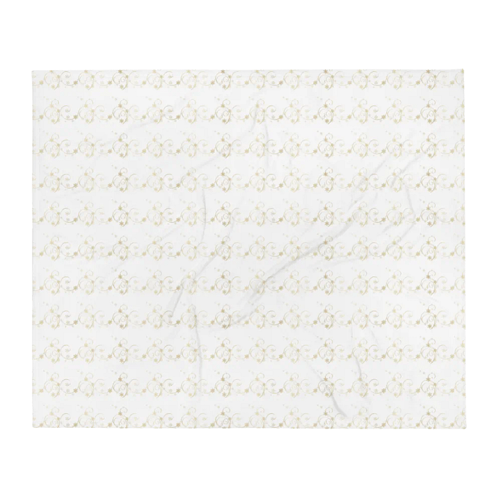 Golden Snowflakes Blanket product image (1)