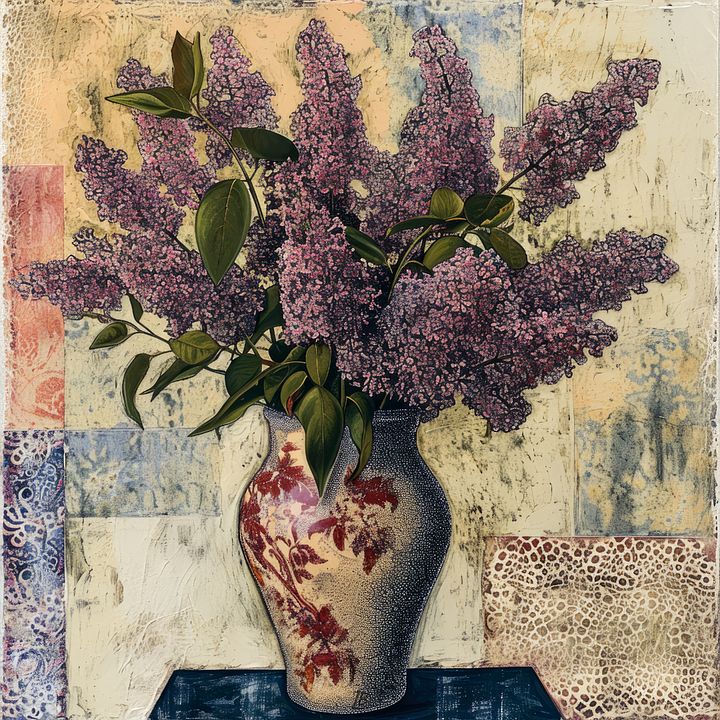 Art2401-29 Vase Flowers Still Life - Digital Download product image (1)