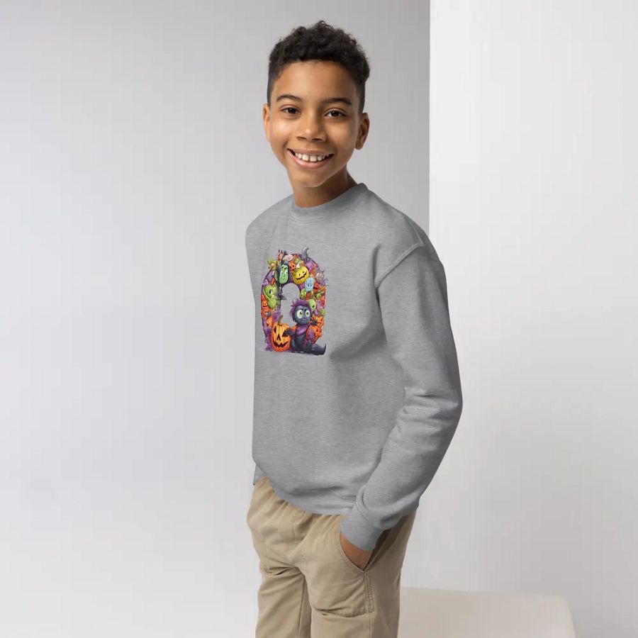 Cute Halloween Monogram Letter Q Sweatshirt product image (4)