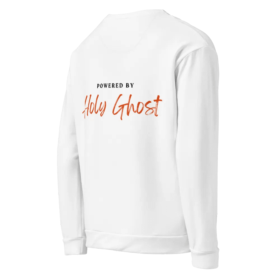 Holy Ghost Reading Glowing Bible Sweatshirt | Not Halloween Collection product image (7)