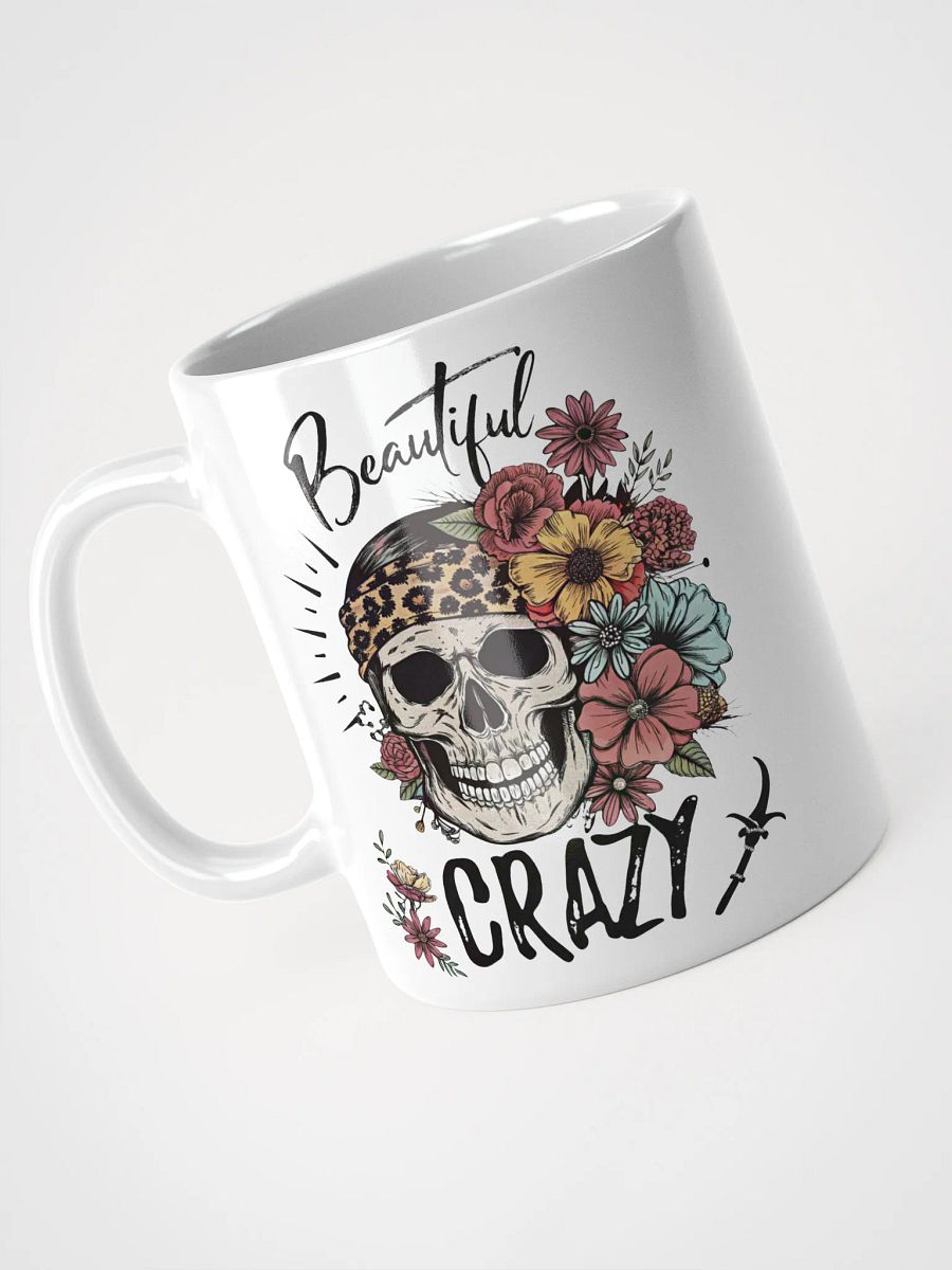 Beautiful Crazy Skull Mug product image (8)