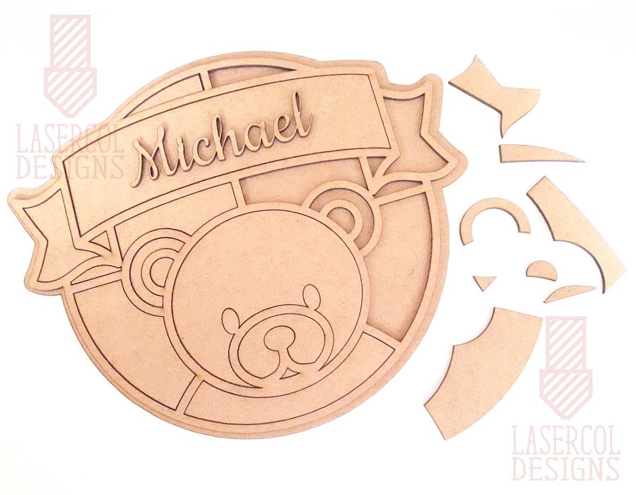 Baby Name Sign - Laser Cut Files product image (7)