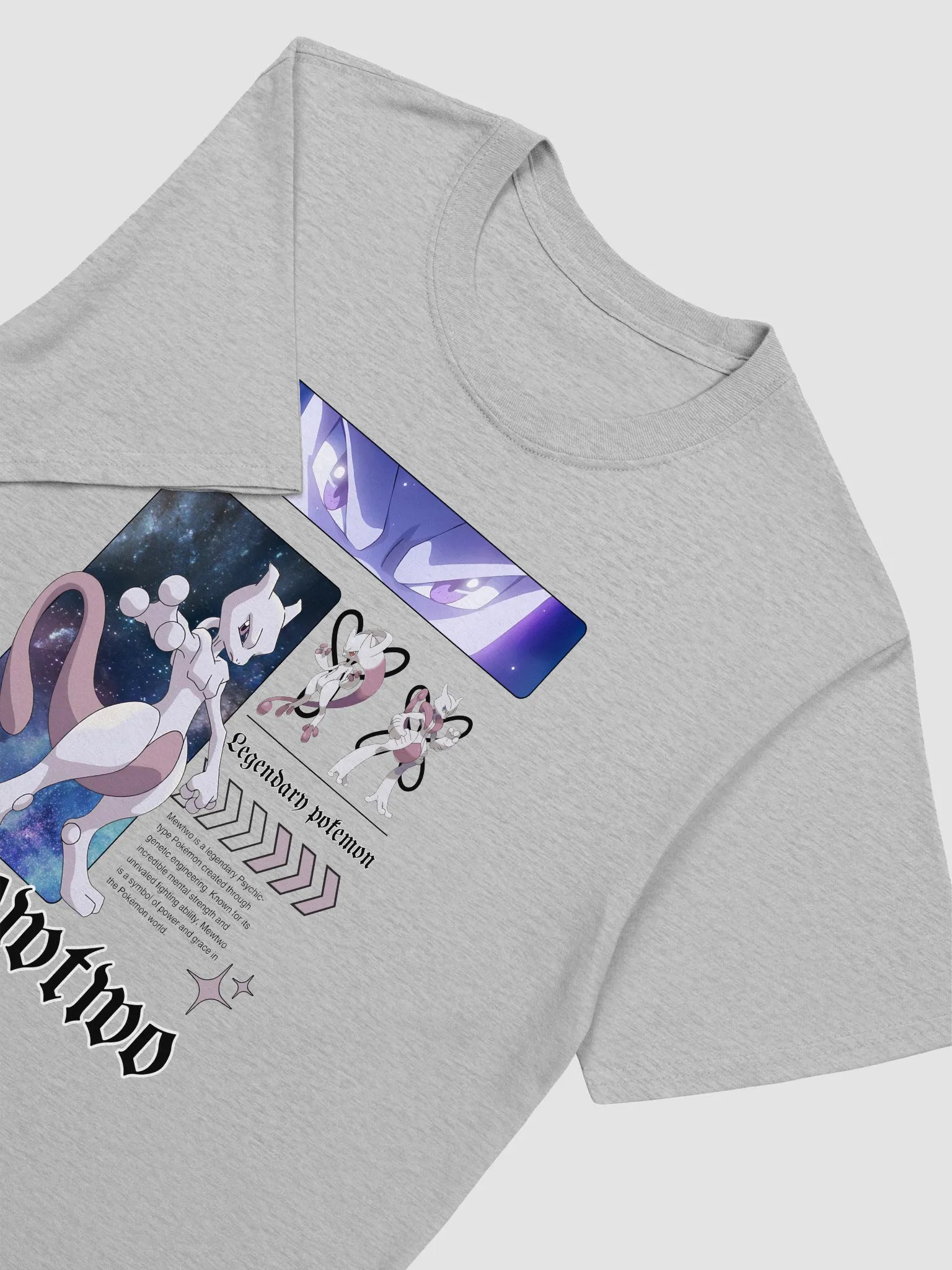 Legendary Mewtwo Space T-Shirt product image (5)
