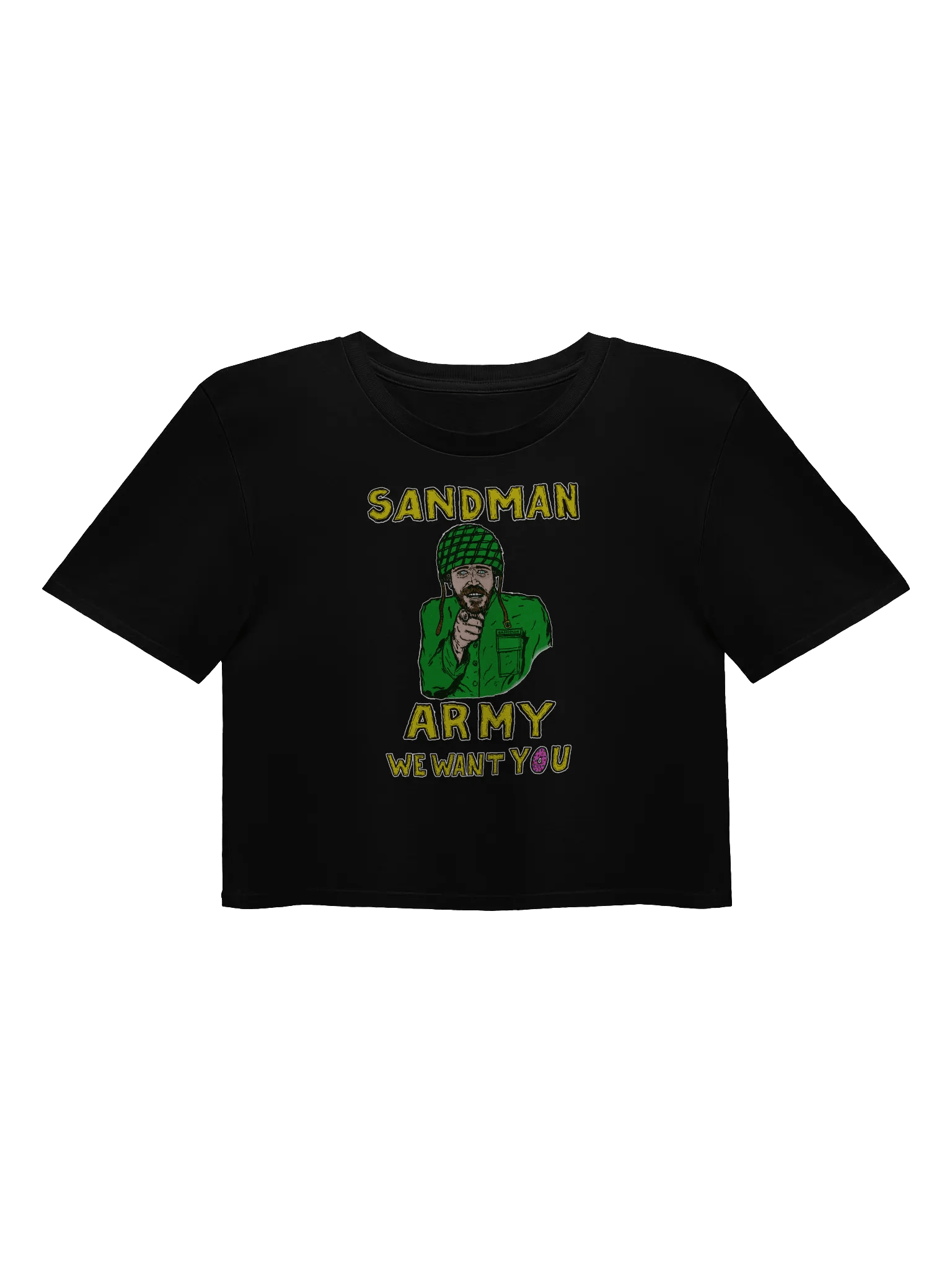 Sandman Army Crop Tee product image (1)