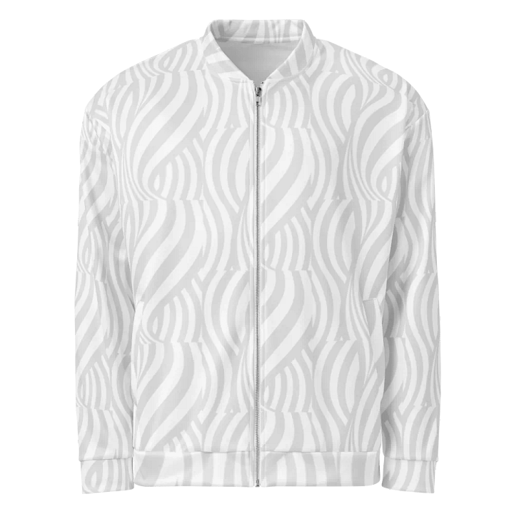 Flowing Waves Custom Bomber Jacket product image (1)