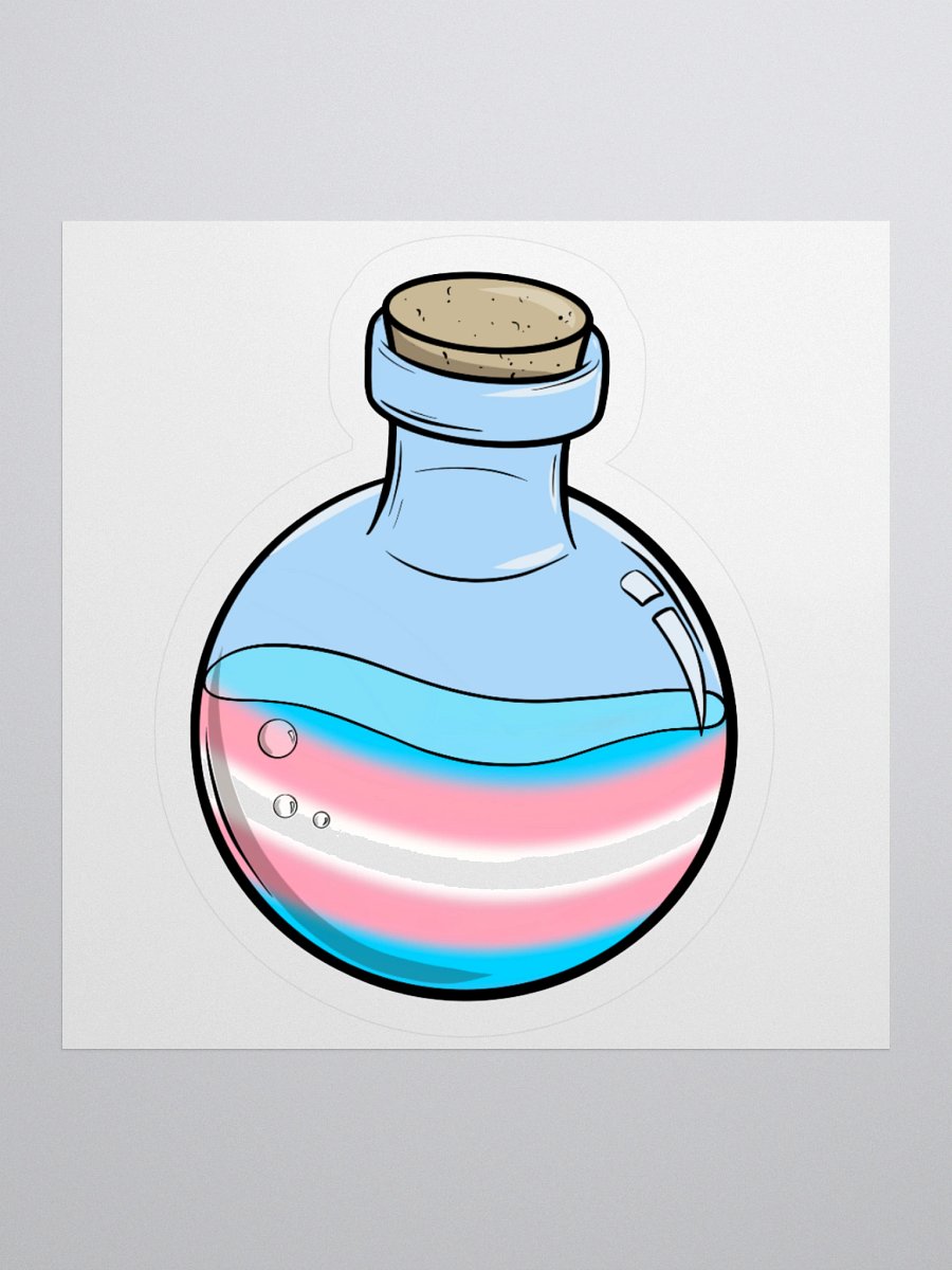 Trans Pride Potion | 3" Sticker product image (1)