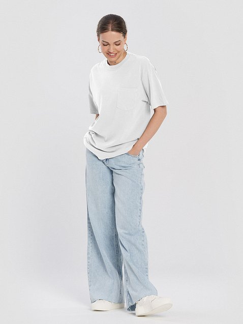 Photo showing Unisex Garment-Dyed Pocket T-Shirt