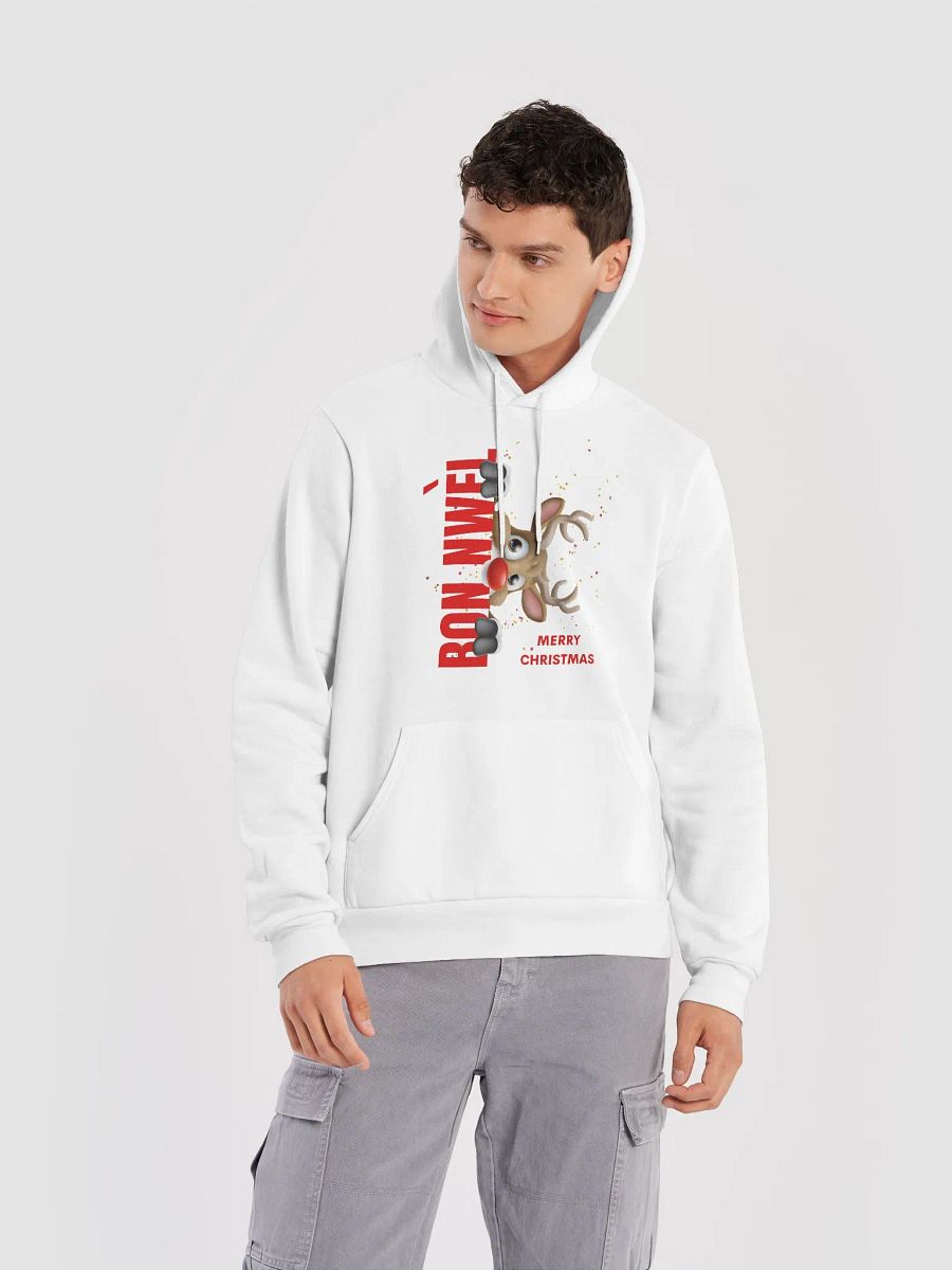 Bon Nwèl Cozy Reindeer Peek-a-Boo Hoodie product image (48)