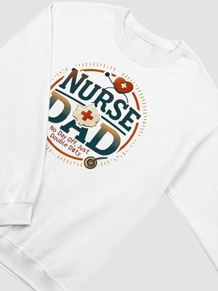 Nurse Dad Double Duty Crewneck Sweatshirt product image (14)