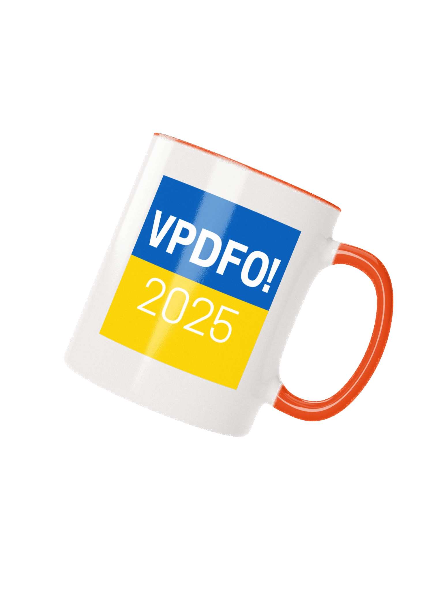 VPDFO 2025! Ukraine flag mug product image (2)
