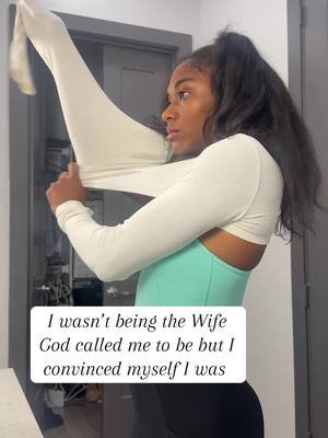 I thought I had this wife thing down. I prayed for my husband, spoke life into his dreams, kept our home beautiful, and was sweet to him…  when it was convenient.  But God showed me I was playing Christian wife instead of being one. The truth I didn’t want to see was I would pray for him in the morning then give him the silent treatment by dinner. I’d speak life over his business then withhold my body when I was mad. I’d smile in public then make sure I got the last word in every argument at home. I called it “protecting my peace.” God called it what it really was: manipulation. This is what I was doing RIGHT: 1. Praying for him daily  2. Encouraging his vision  3. Keeping our home beautiful  4. Being affectionate… sometimes  Here’s where I was DEAD WRONG: 1. I shut down instead of speaking up - Proverbs 15:1 says a soft answer turns away wrath. Silence isn’t soft. It’s a weapon. 2. I withheld intimacy as punishment - 1 Corinthians 7:3-5 doesn’t say “give yourself to your husband when he deserves it.” It says don’t deprive one another. My body wasn’t mine to weaponize. 3. I had to win every argument - Proverbs 21:9 hit different when I realized I’d rather be right than be at peace. I’d rather have the last word than have his heart. The conviction wrecked me: You can do all the “good wife” things and still dishonor your husband in the ways that matter most. I was sweet in public but silent in private. Prayerful on my knees but punishing on my feet. I looked submitted but my heart was rebellious. The change happened when I got honest. Being a Godly wife isn’t a checklist. It’s a heart posture. And my heart was more concerned with control than with Christ. Ephesians 5:33 doesn’t say “respect your husband when he earns it.” It says respect him. Period. Not because he’s perfect. Because God commanded it. What changed my heart posture: 1. I started speaking when I was hurt instead of shutting him out 2. I stopped using intimacy as leverage and started seeing it as ministry 3. I learned to close my mouth even when I wanted the last word The heard truth I used to struggle with - My husband can’t read my mind through my silence. He can’t feel loved through my punishment. And he can’t lead when I’m constantly competing. If this convicted you, don’t run from it. Run to Jesus with it. He’s not asking you to be perfect. He’s asking you to be obedient. And sometimes obedience looks like apologizing when you’re still upset. Giving when you want to withhold. Softening when you want to fight. That’s not weakness. That’s biblical wifehood. Drop a 🤍 if you needed this today and grab the wife reset from the link in my bio if you’re ready to change your heart posture 🫶🏾 #wife #marriage 