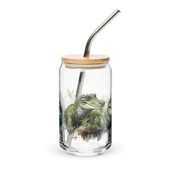Alligator Can Shaped Glass product image (1)