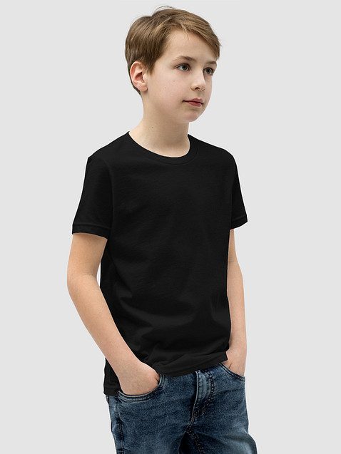 Photo showing Bella+Canvas Youth Short Sleeve T-Shirt