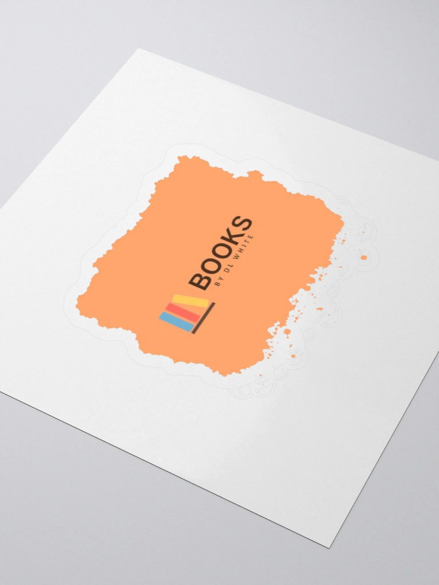 Books by DL White Die cut sticker product image (3)