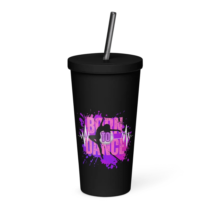 Create Greatness + Born to Dance Vibrant Beats Her Silhouette Insulated Tumbler product image (44)