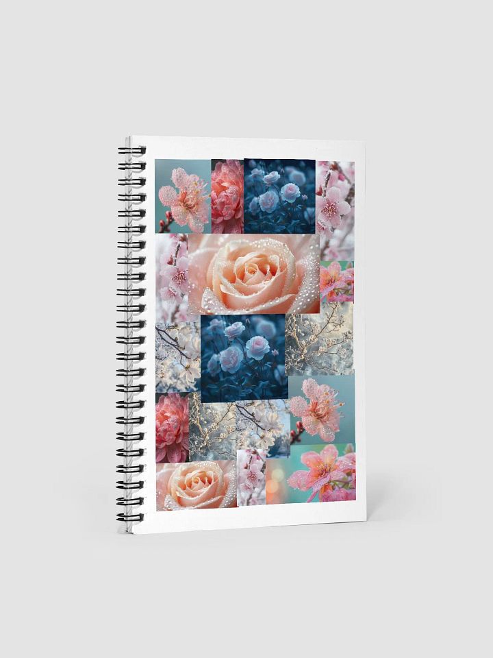 Floral Serenity Spiral Notebook product image (1)