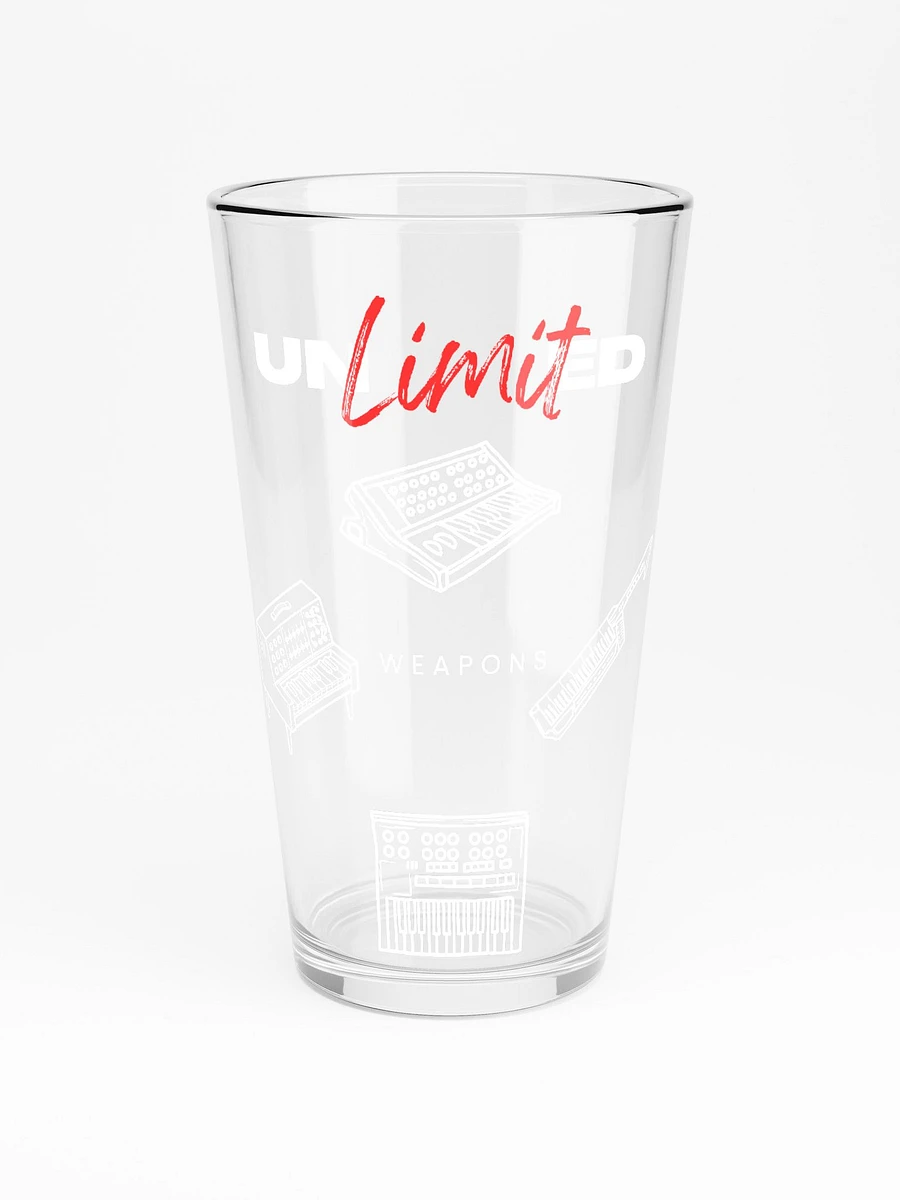 UNLIMITED WEAPONS PINT GLASS product image (3)