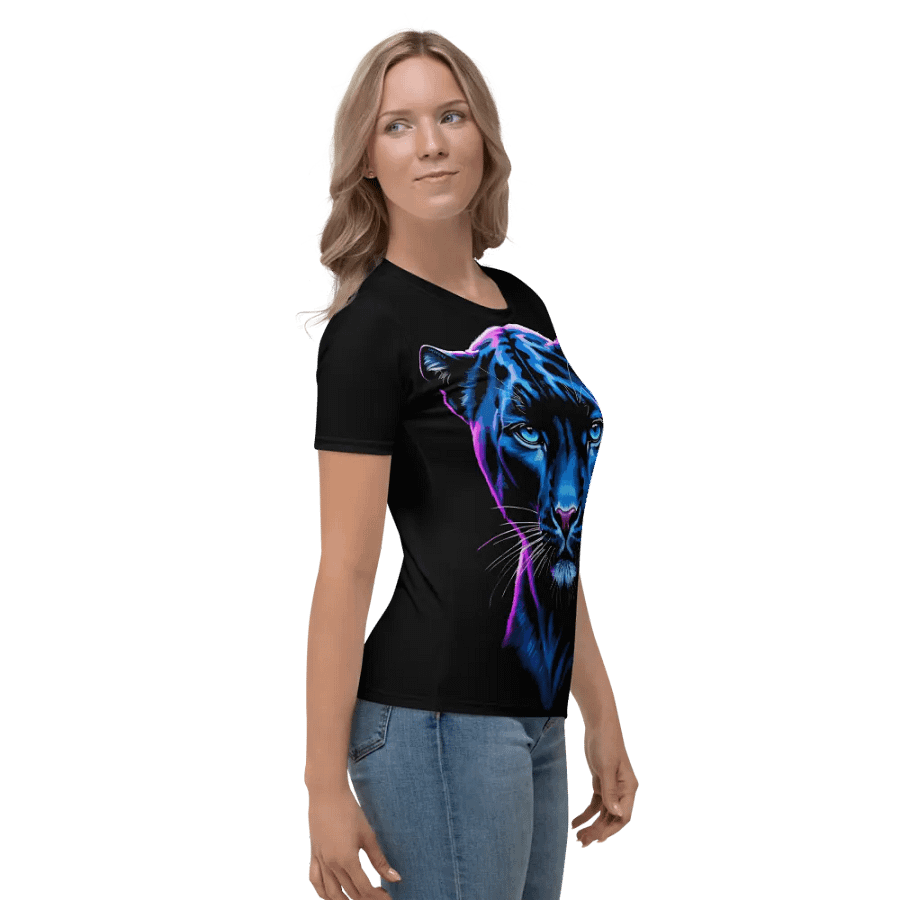 Neon Panther - Print Women's Tee product image (6)
