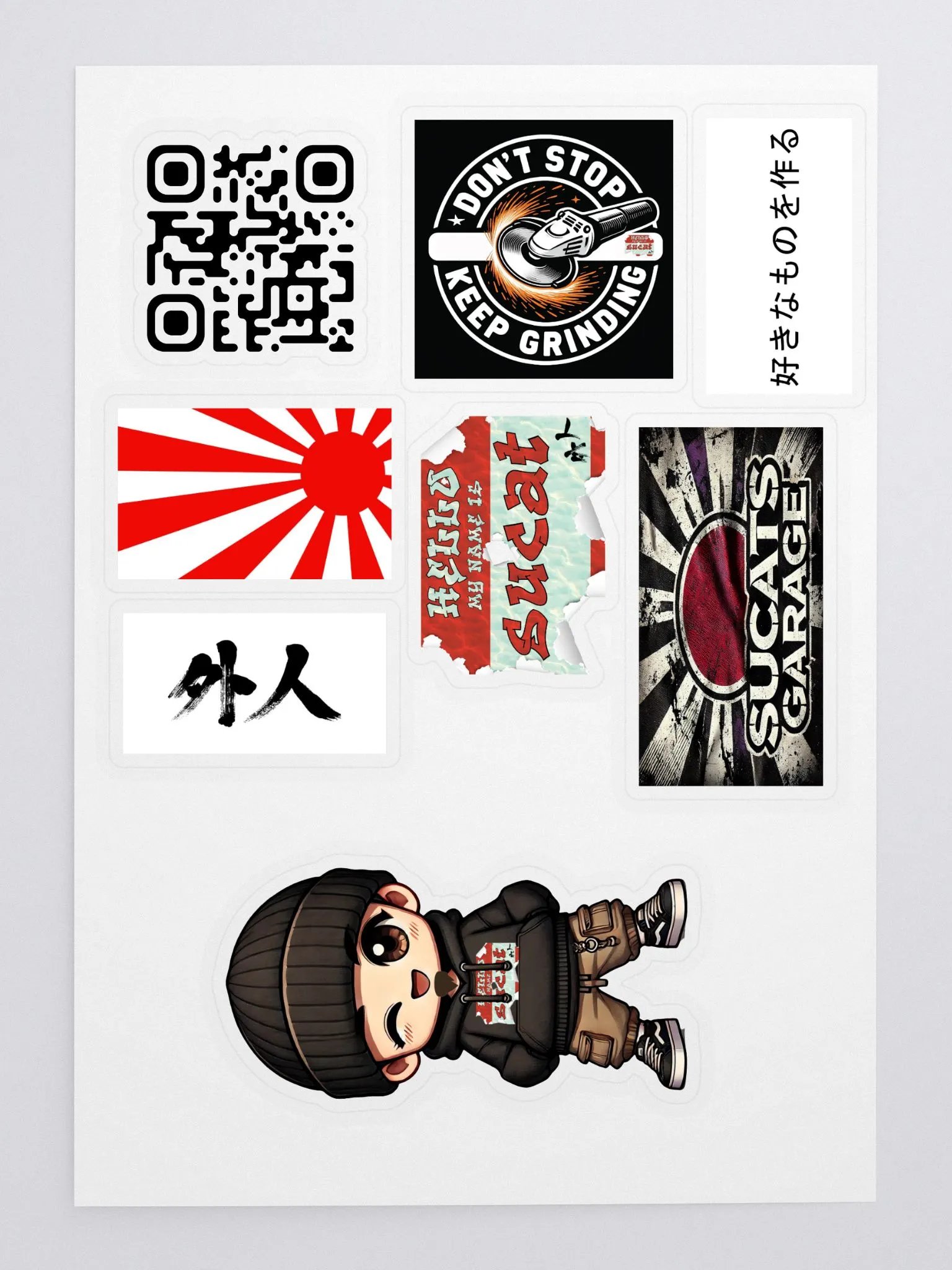 Grind in Style Sticker Sheet Set product image (3)