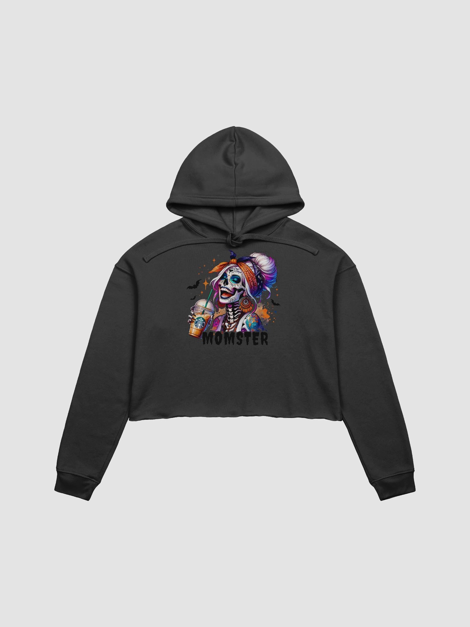 Day of the Dead Skeleton Crop Hoodie product image (1)