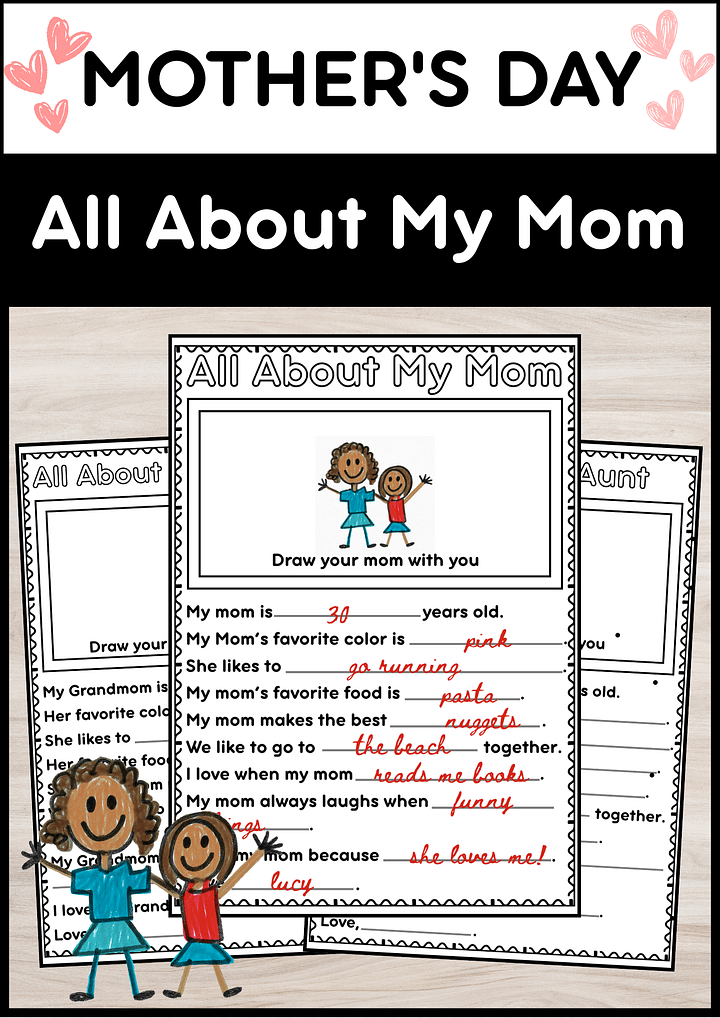All About My Mom Printable product image (1)