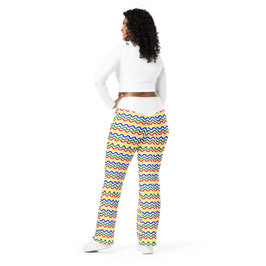 Black History Month Pattern Flare Pants product image (4)
