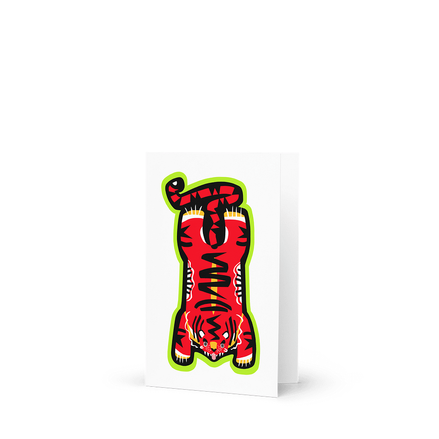 Red Electric Tiger - Greeting Card product image (4)