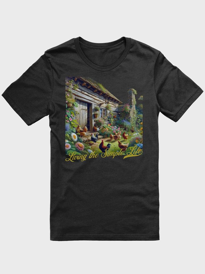 Living the Simple Life T-Shirt | Serene Life | Calm and Simple | Peaceful Living | Serenity in Simplicity | Live Simply, Live Fully | Mindful Living Apparel | Quiet Joy | Slow Down, Live Simple product image (2)
