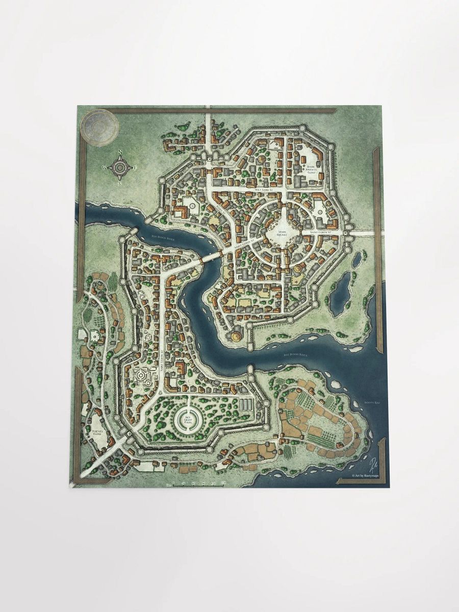 SHA'ALKHAR CITY POSTER 16'' X 20'' product image (4)