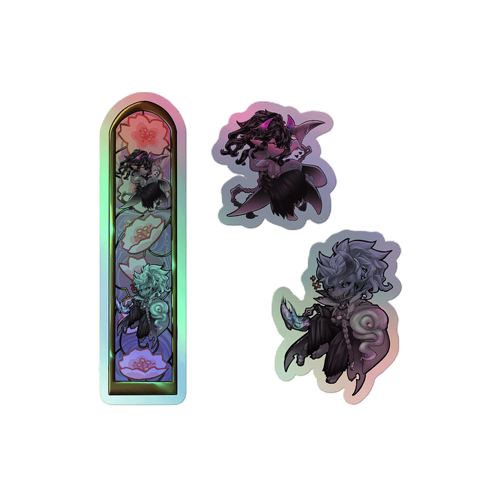 "Spirit Blossom Thresh" Holo-Cover Sticker Sheet product image (2)