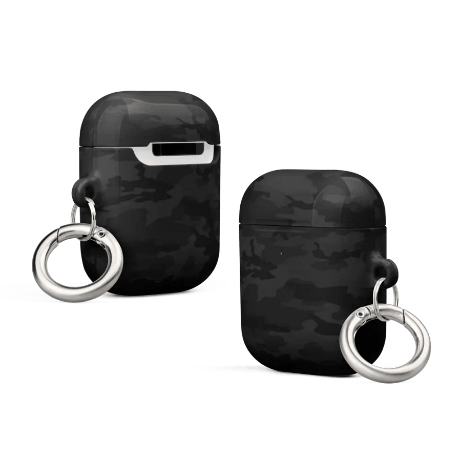 Dark Black Camo AirPod Case product image (12)